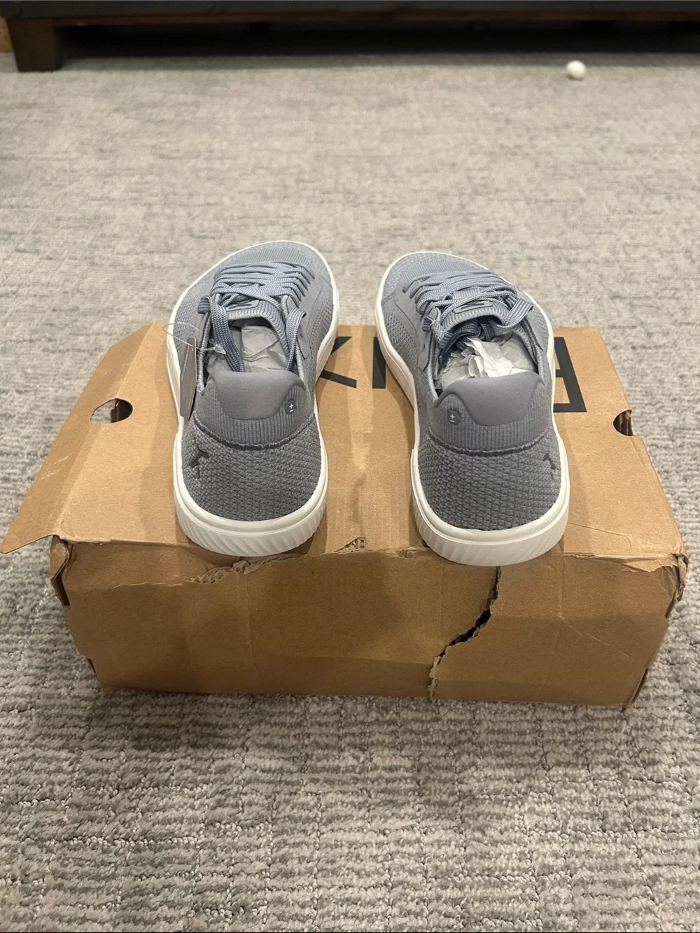 Flux Adapt Knit Trainer in Light Gray 7.5